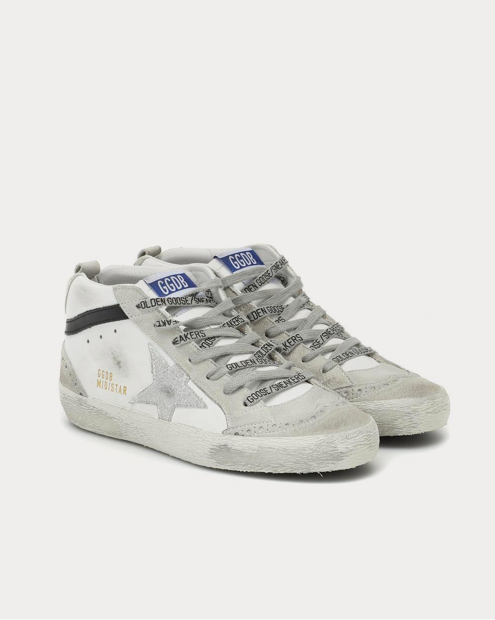 Golden Goose - Mid Star leather White High Top Sneakers