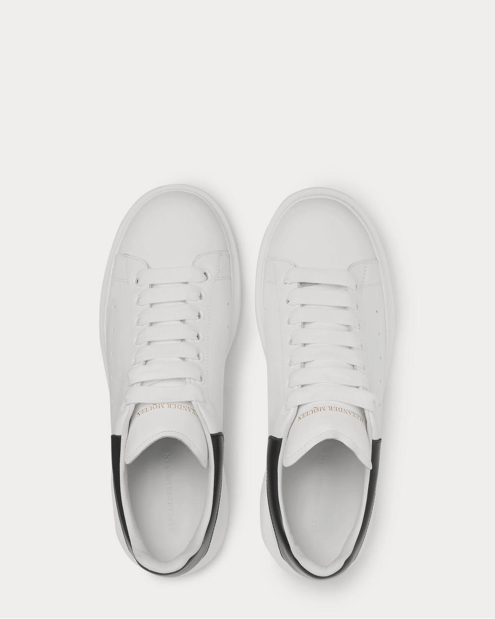 Alexander McQueen Exaggerated-Sole Leather  White low top sneakers - 6