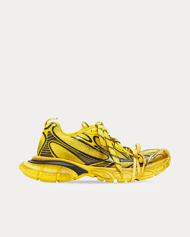 Balenciaga 3XL Mesh & Polyurethane Yellow Low Top Sneakers