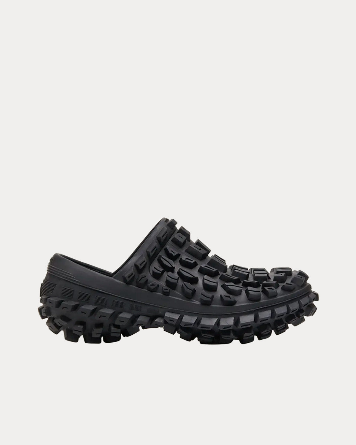 Balenciaga Bouncer Clog Black Slip Ons - 1