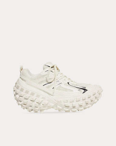 Balenciaga Bouncer Mesh & Nylon White Low Top Sneakers