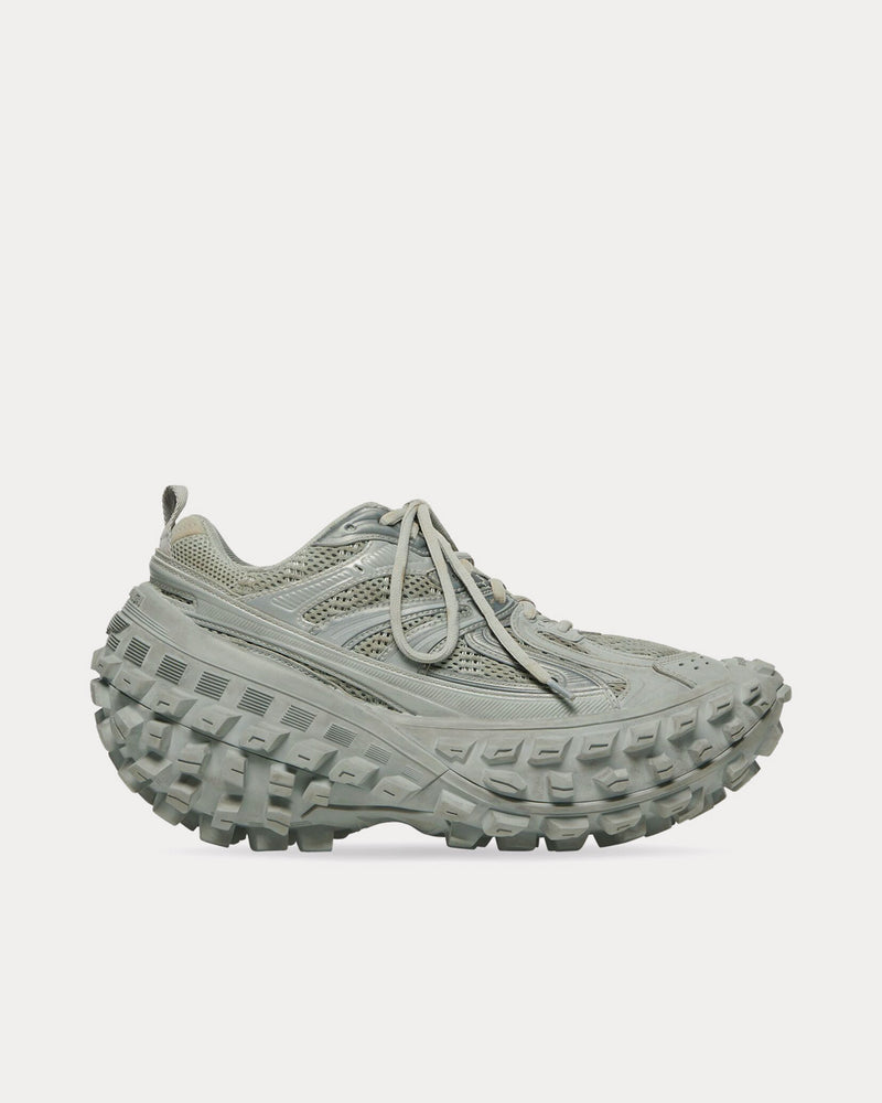 Balenciaga Bouncer Mesh & Nylon Grey Low Top Sneakers - 1