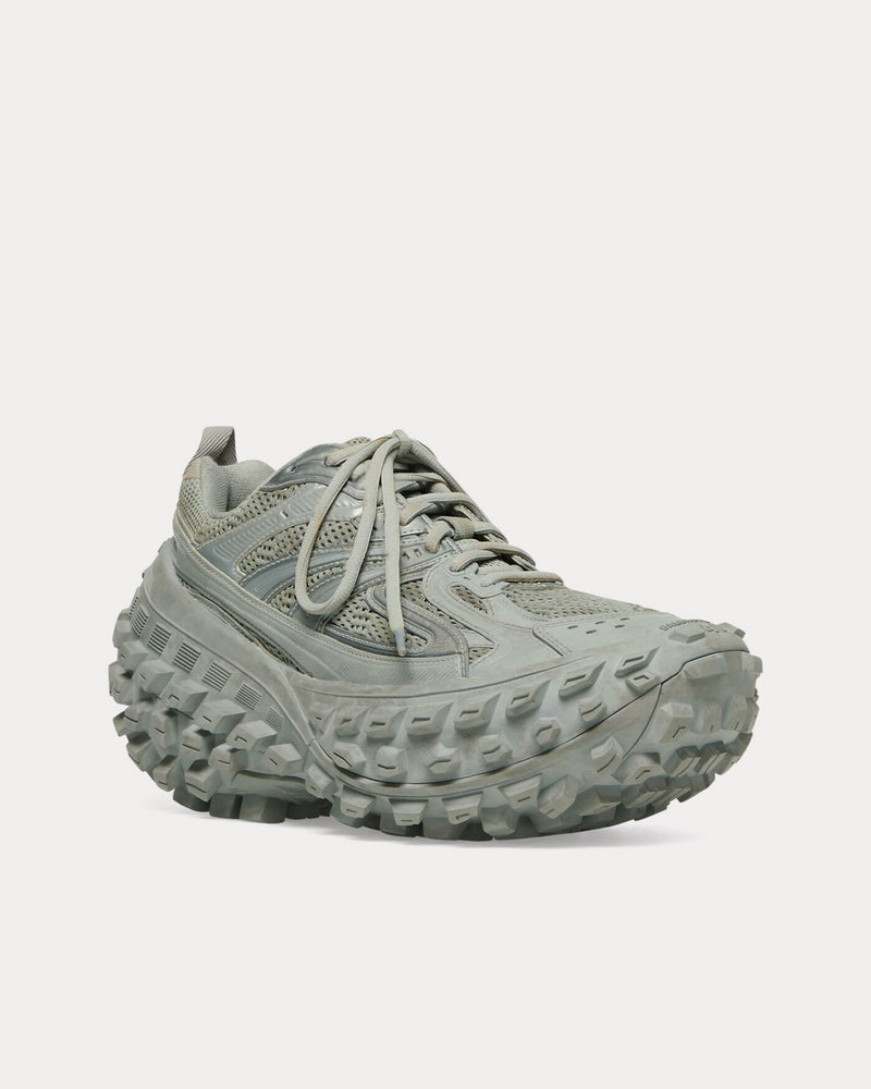 Balenciaga Bouncer Mesh & Nylon Grey Low Top Sneakers - 3