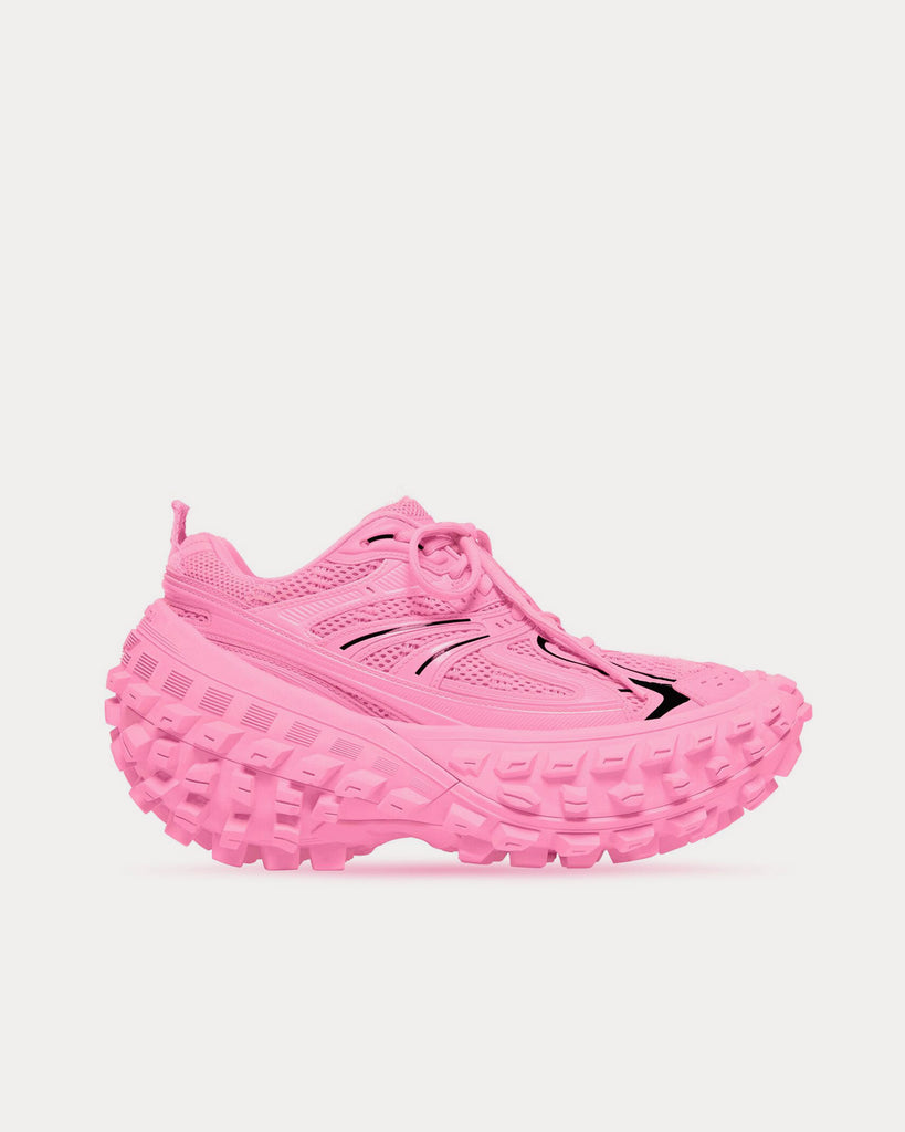 Balenciaga Bouncer Mesh & Nylon Pink Low Top Sneakers - Sneak in Peace