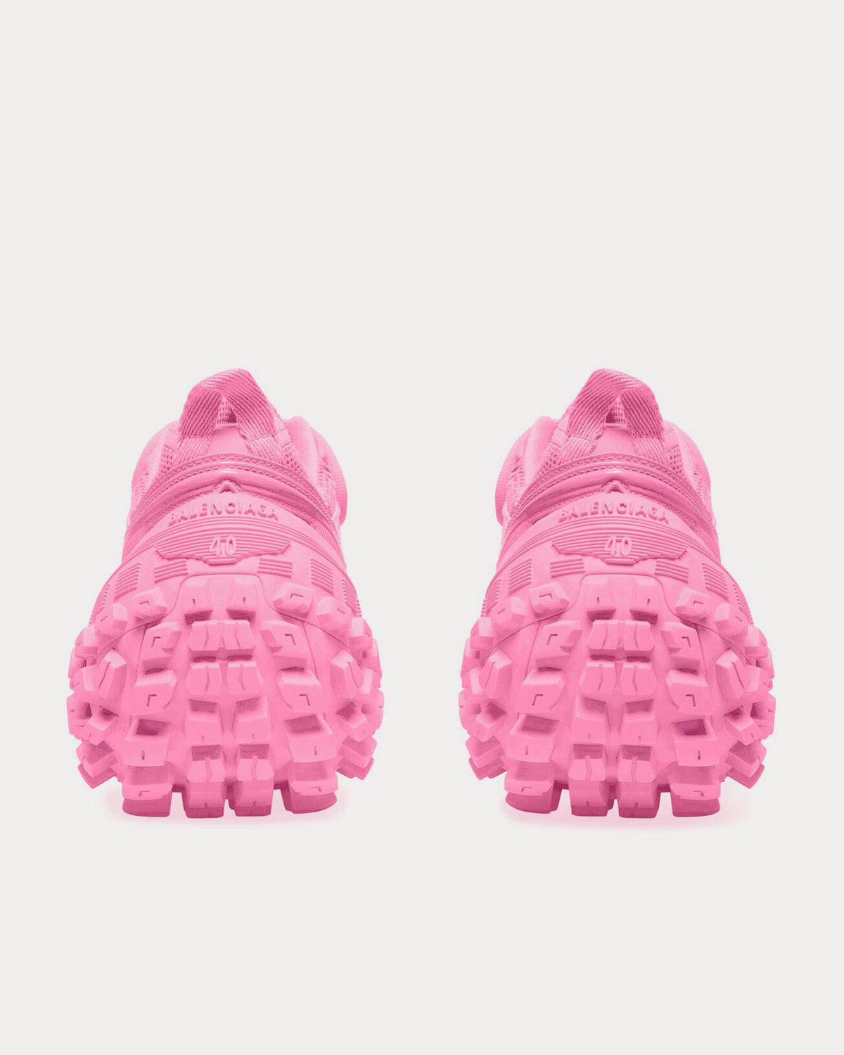 Balenciaga Bouncer Mesh & Nylon Pink Low Top Sneakers - 3