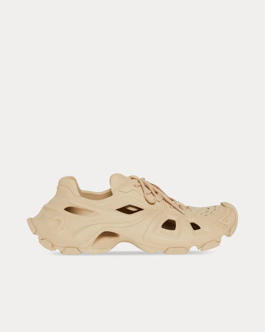 Balenciaga HD Lace-Up Rubber Nude Low Top Sneakers