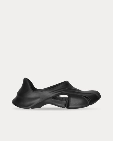 Balenciaga Mold Closed Rubber Black Slip Ons