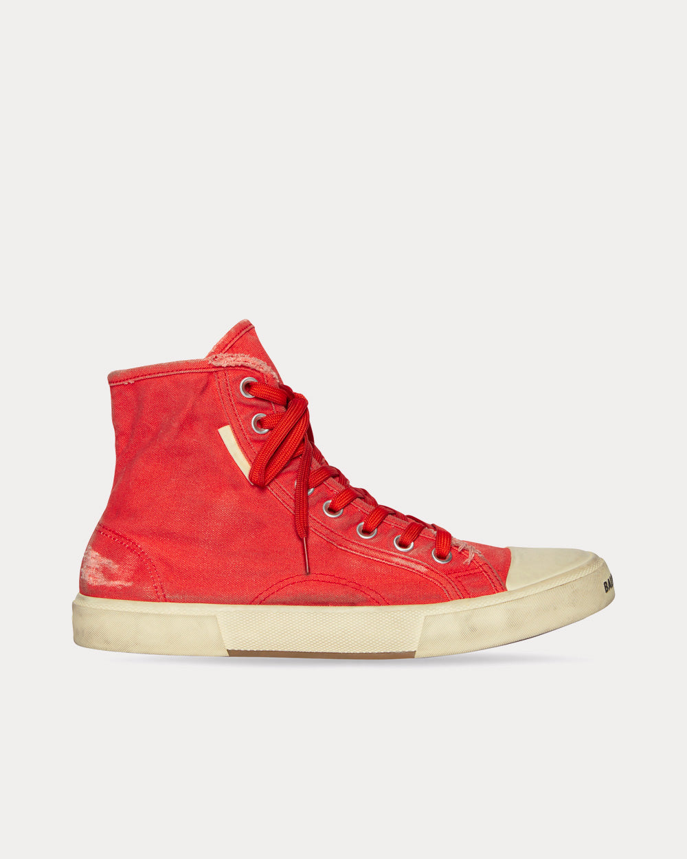 Balenciaga Paris Red High Top Sneakers - 1