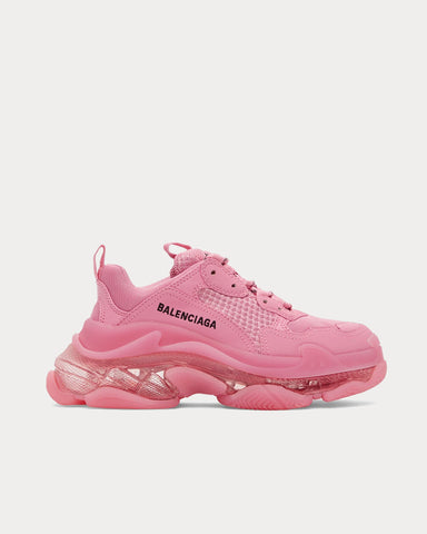 Balenciaga Triple S Pink Low Top Sneakers