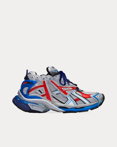 Balenciaga Runner Mesh & Nylon Grey / Blue / Red / Black Low Top Sneakers