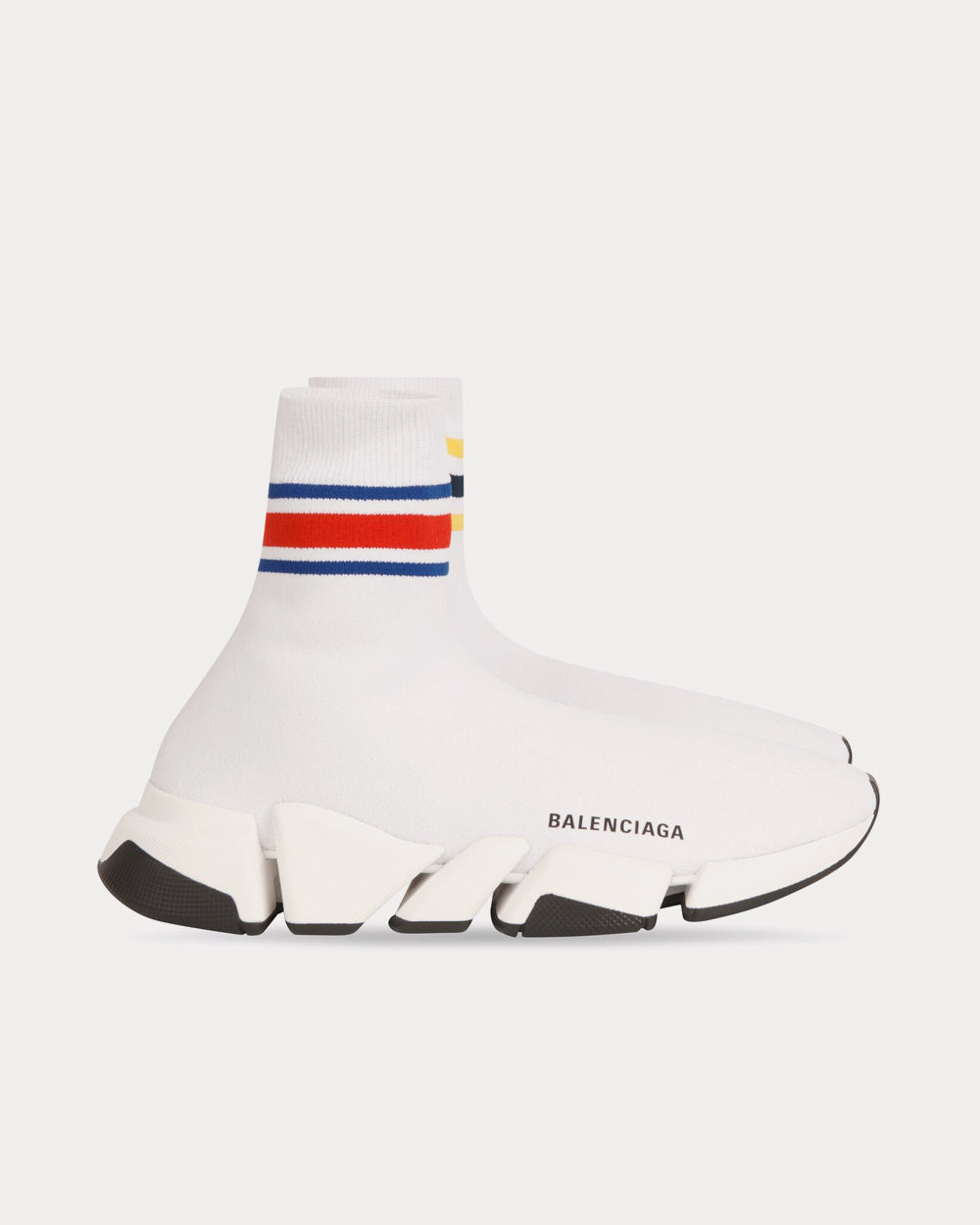 Munk skrive et brev slap af Balenciaga Speed 2.0 White / Multi High Top Sneakers - Sneak in Peace