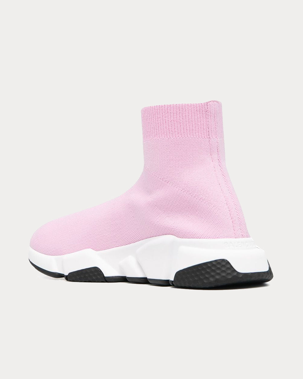 Balenciaga Speed Graffiti Sock Pink High Top Sneakers - 3