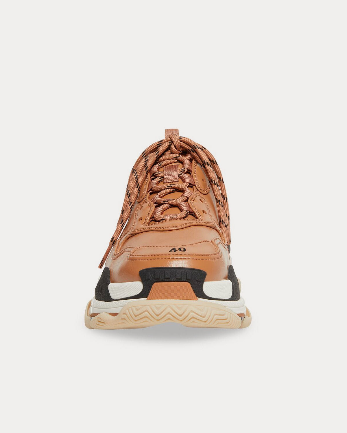 Balenciaga Triple S Nude Low Top Sneakers - 2