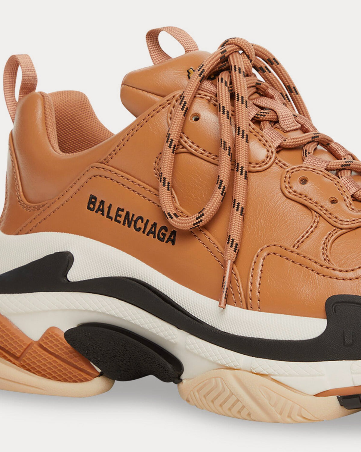 Balenciaga Triple S Nude Low Top Sneakers Sneak in Peace