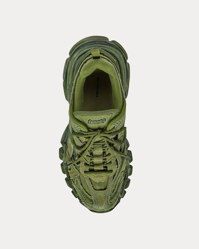 Olive green balenciaga outlet sneakers