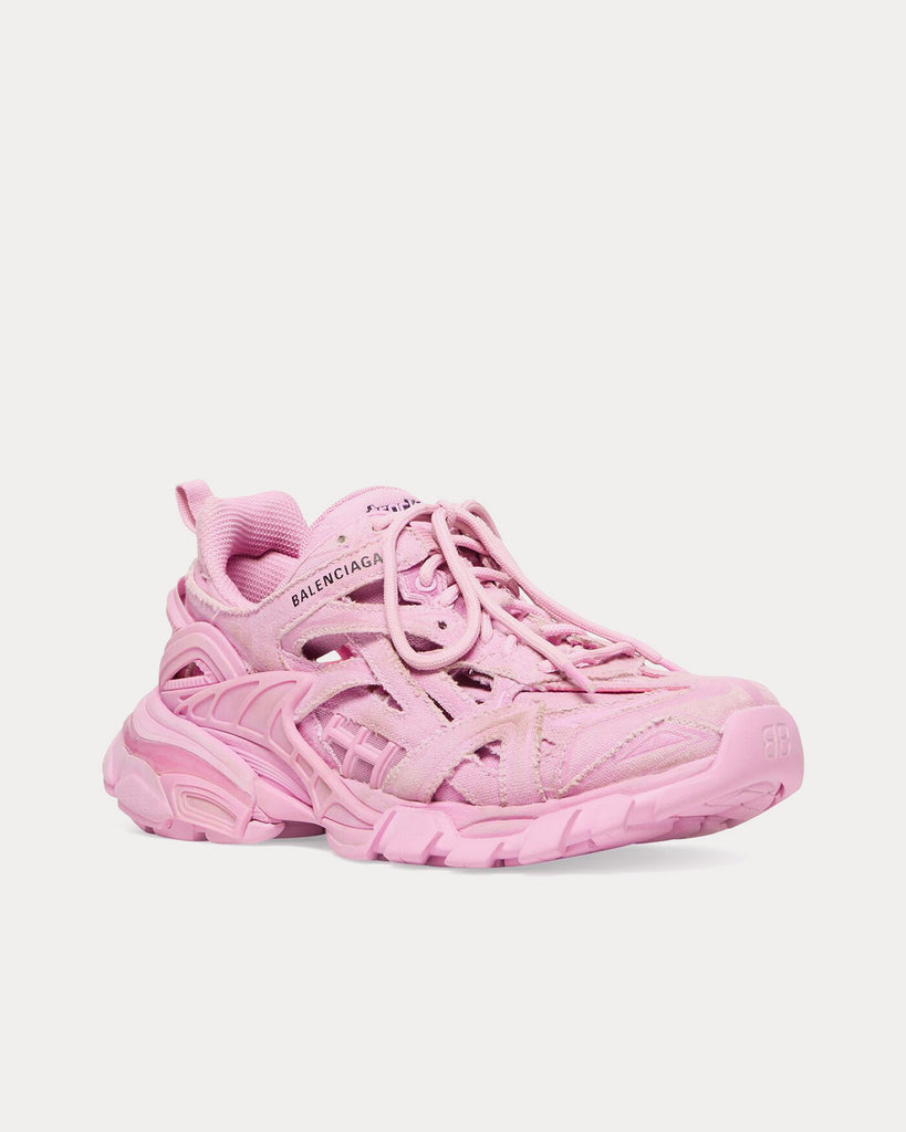 Balenciaga Track.2 Canvas Pink Low Top Sneakers - Sneak in Peace