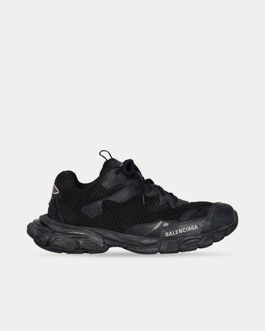 Balenciaga Track.3 Mesh & Nylon Black Low Top Sneakers