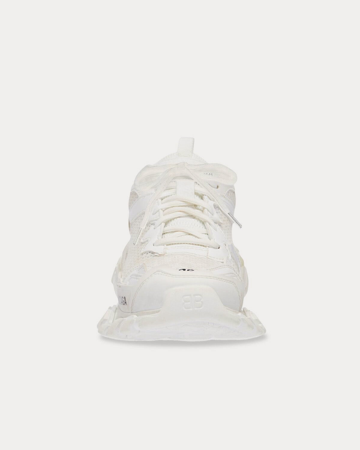 Balenciaga Track.3 Mesh & Nylon White Low Top Sneakers - 3