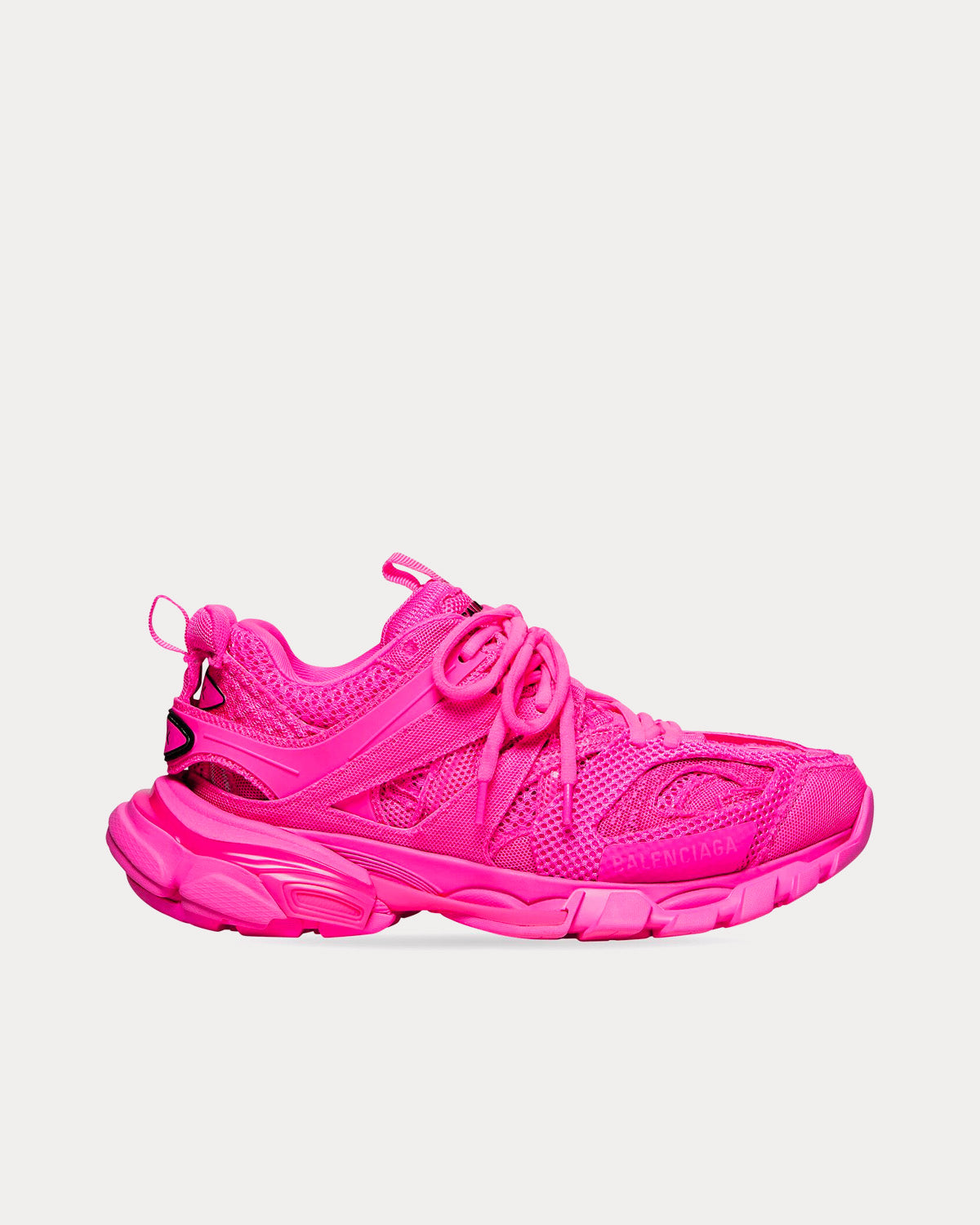 Women s Track Full Mesh Neon Pink Low Top Sneakers