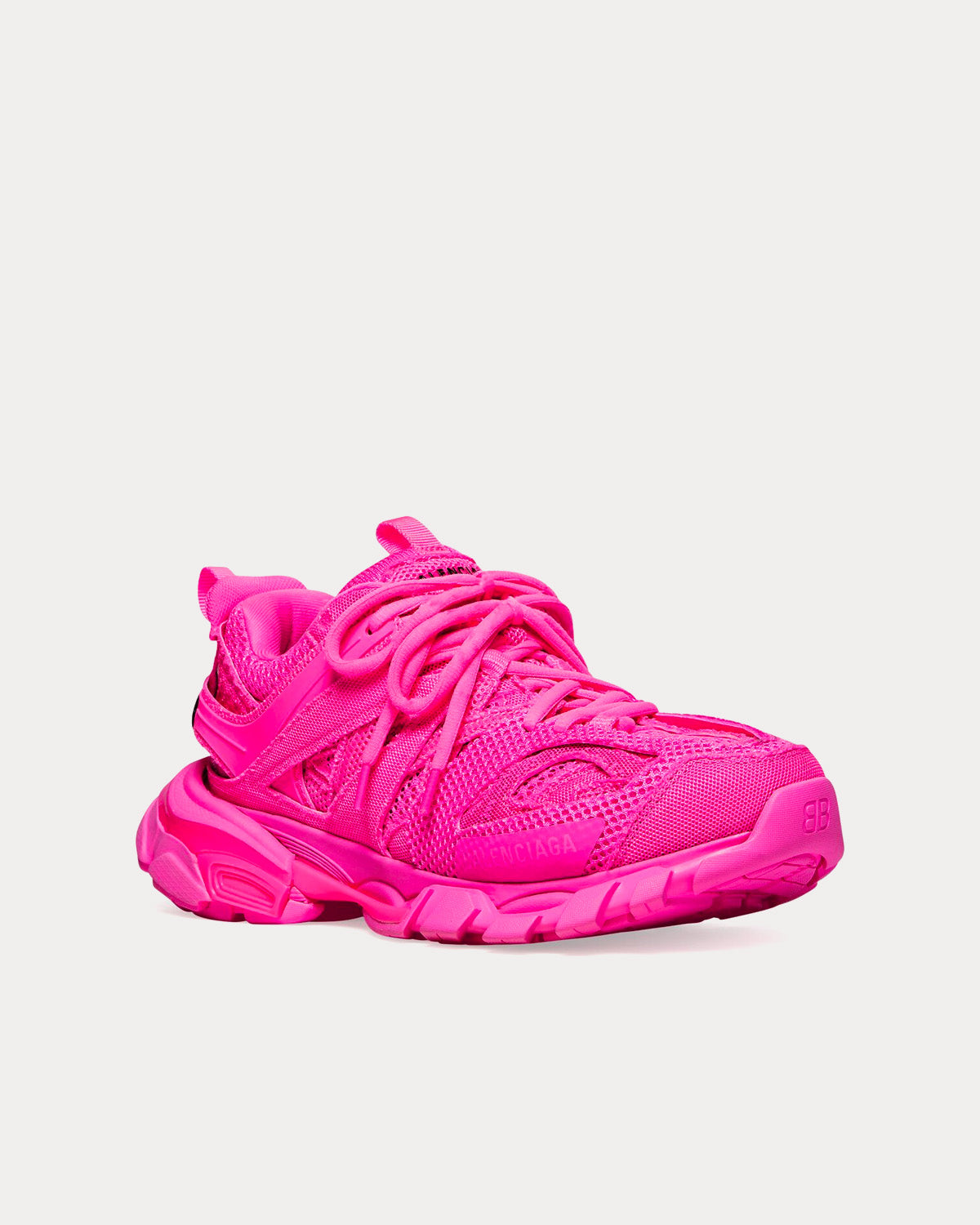 Balenciaga Track Full Mesh Neon Pink Low Top Sneakers Sneak in Peace