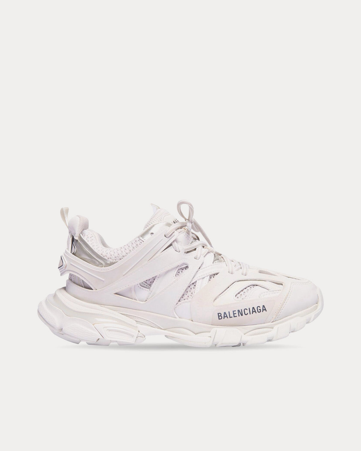 Balenciaga Track Mesh & Nylon White Low Top Sneakers - 1