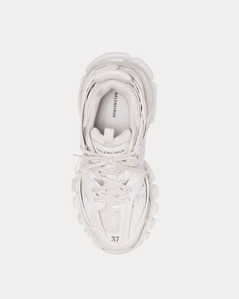 Balenciaga Track Mesh & Nylon White Low Top Sneakers - 2