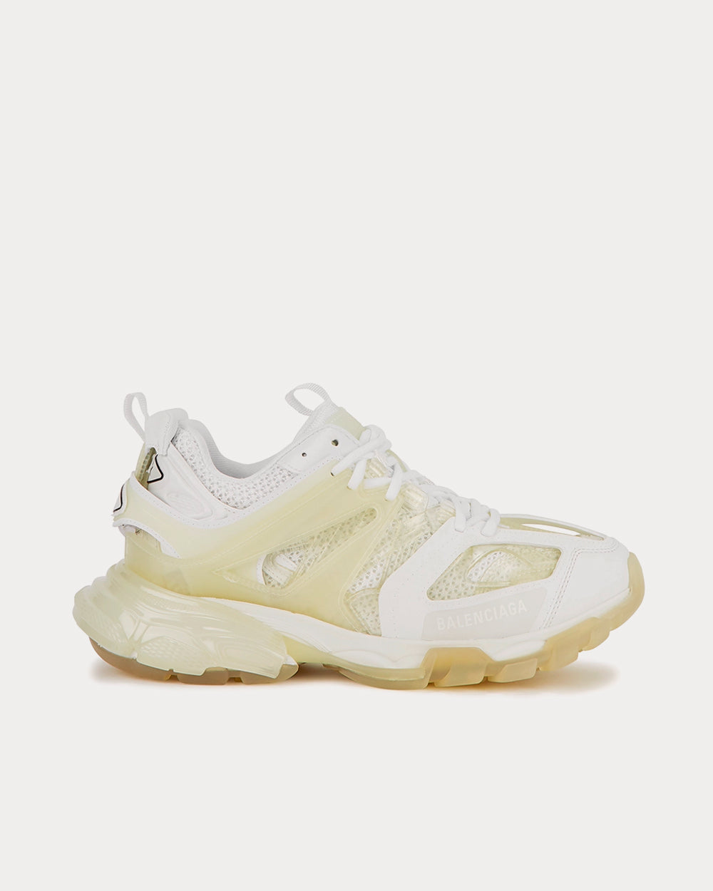 Balenciaga Track Clear Sole White Low Top Sneakers Sneak in Peace