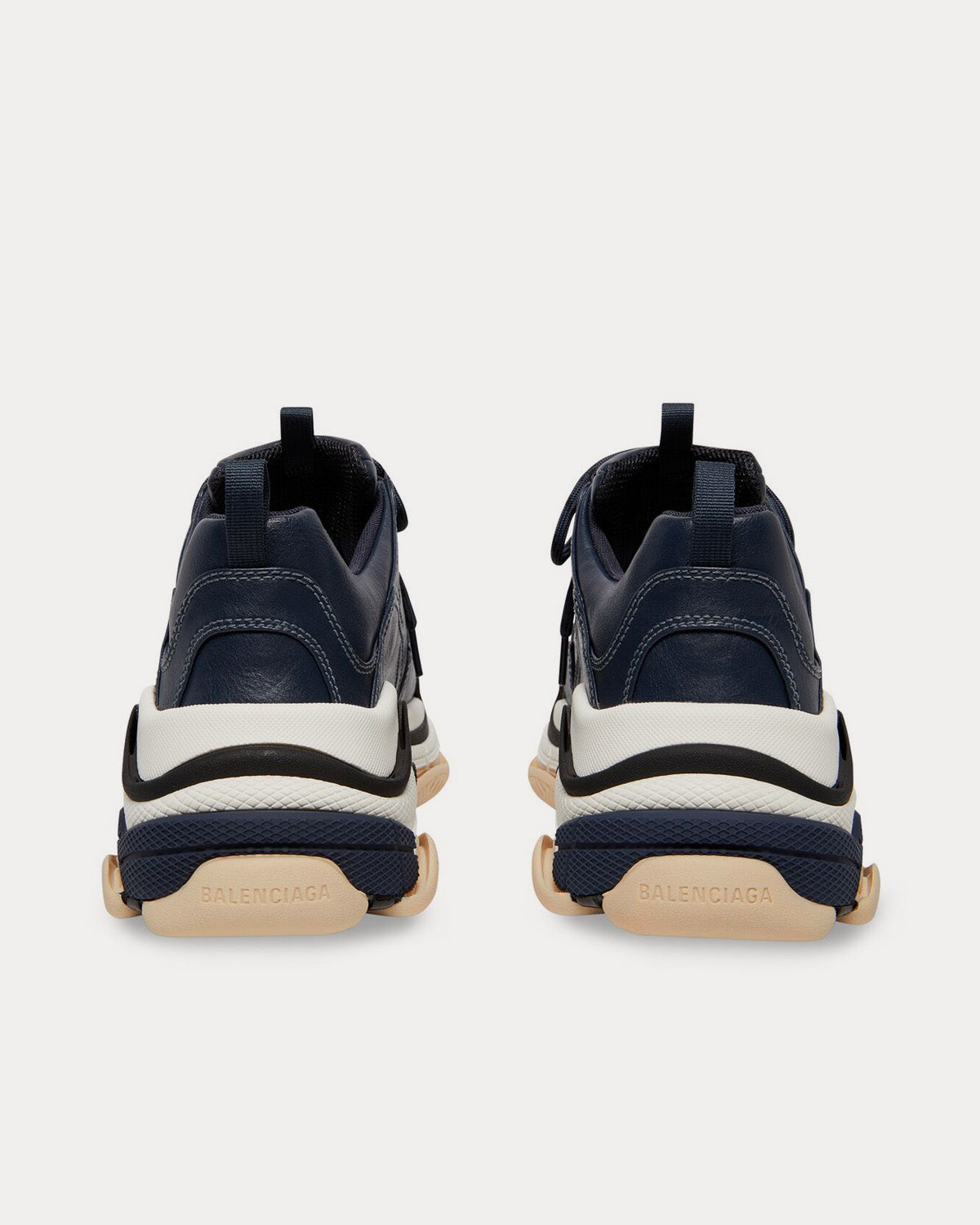 Navy blue balenciaga shoes best sale