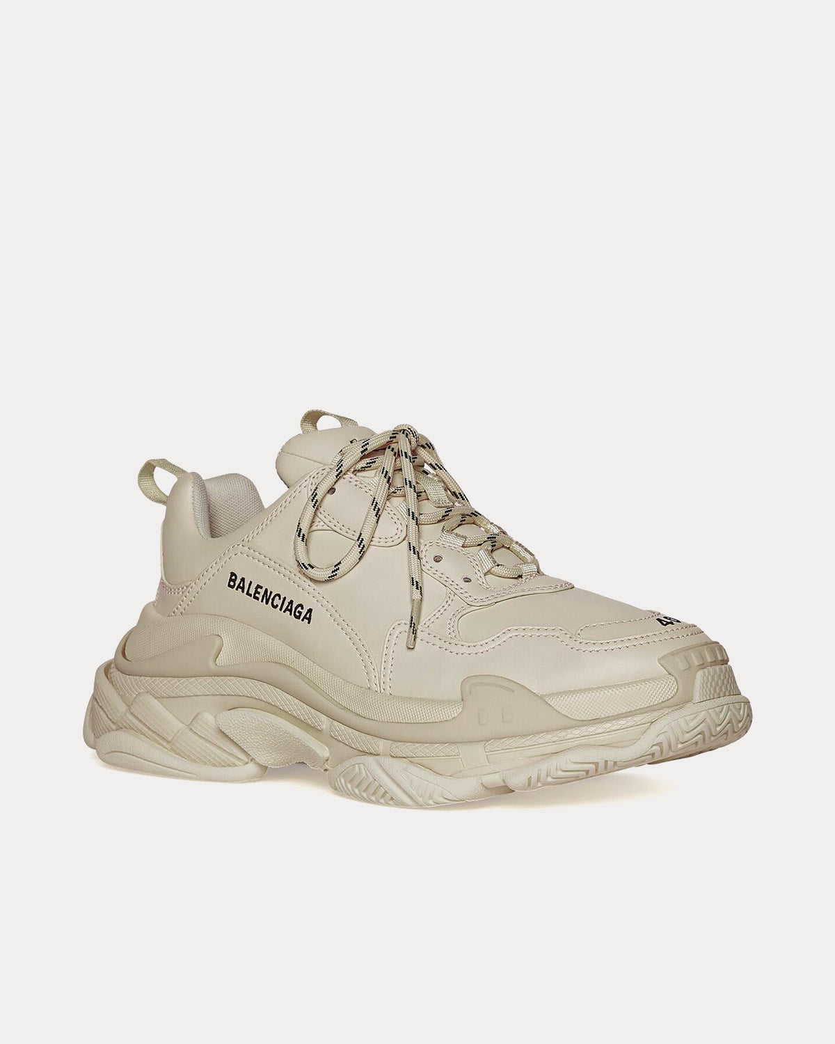 Balenciaga Triple S Beige Low Top Sneakers - 2