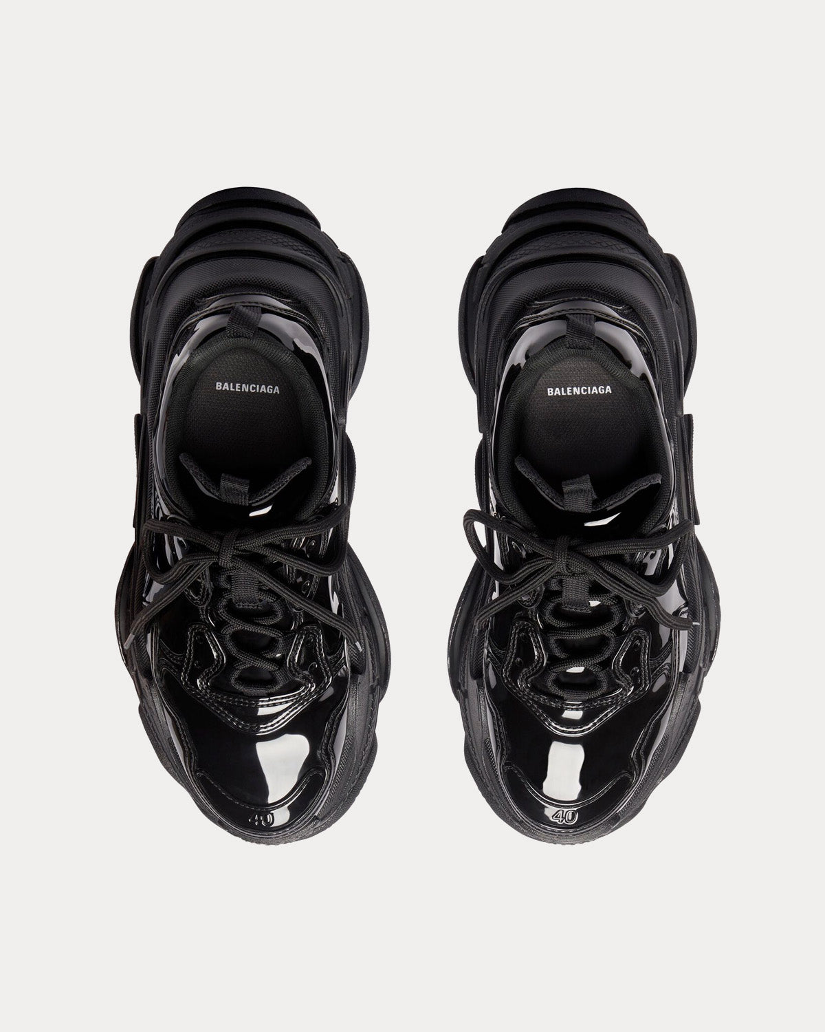 Balenciaga black rubber shoes best sale