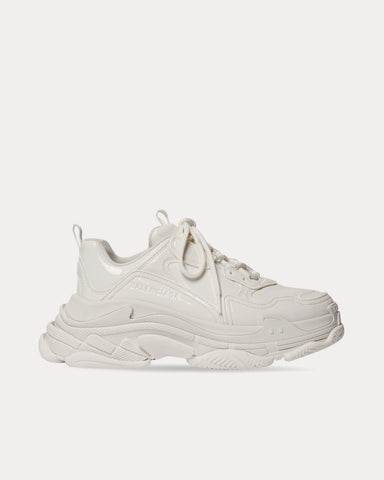 Balenciaga Triple S Rubber White Low Top Sneakers