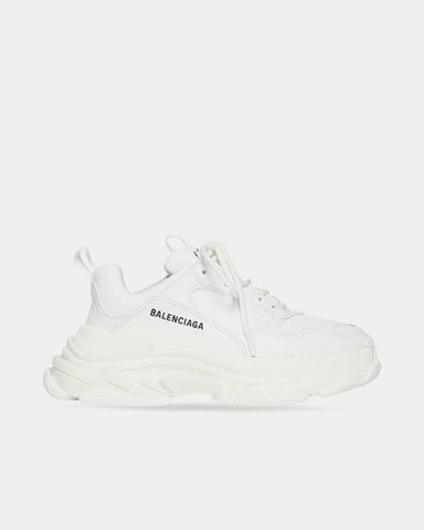 Balenciaga Triple S White Low Top Sneakers