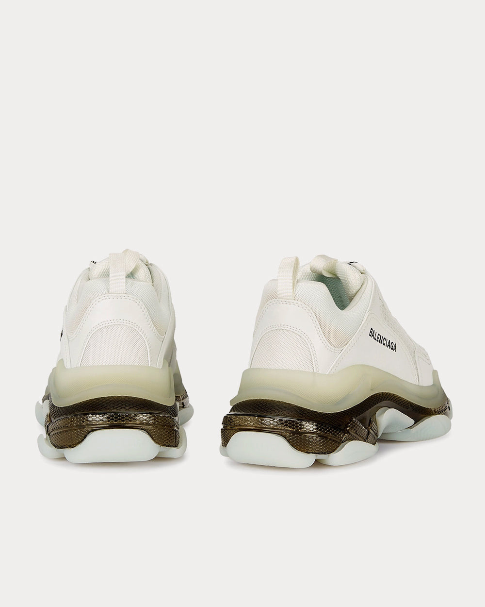 Balenciaga Triple S White Low Top Sneakers - 3