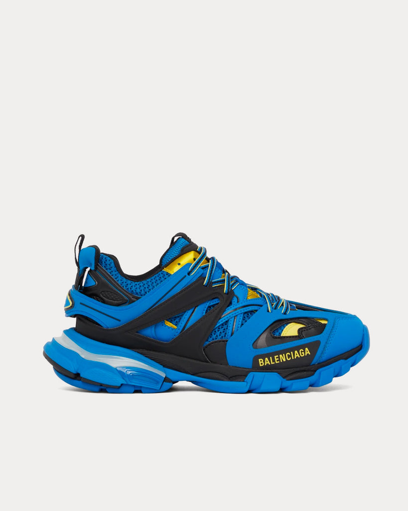 Blue balenciaga 2024 track sneakers