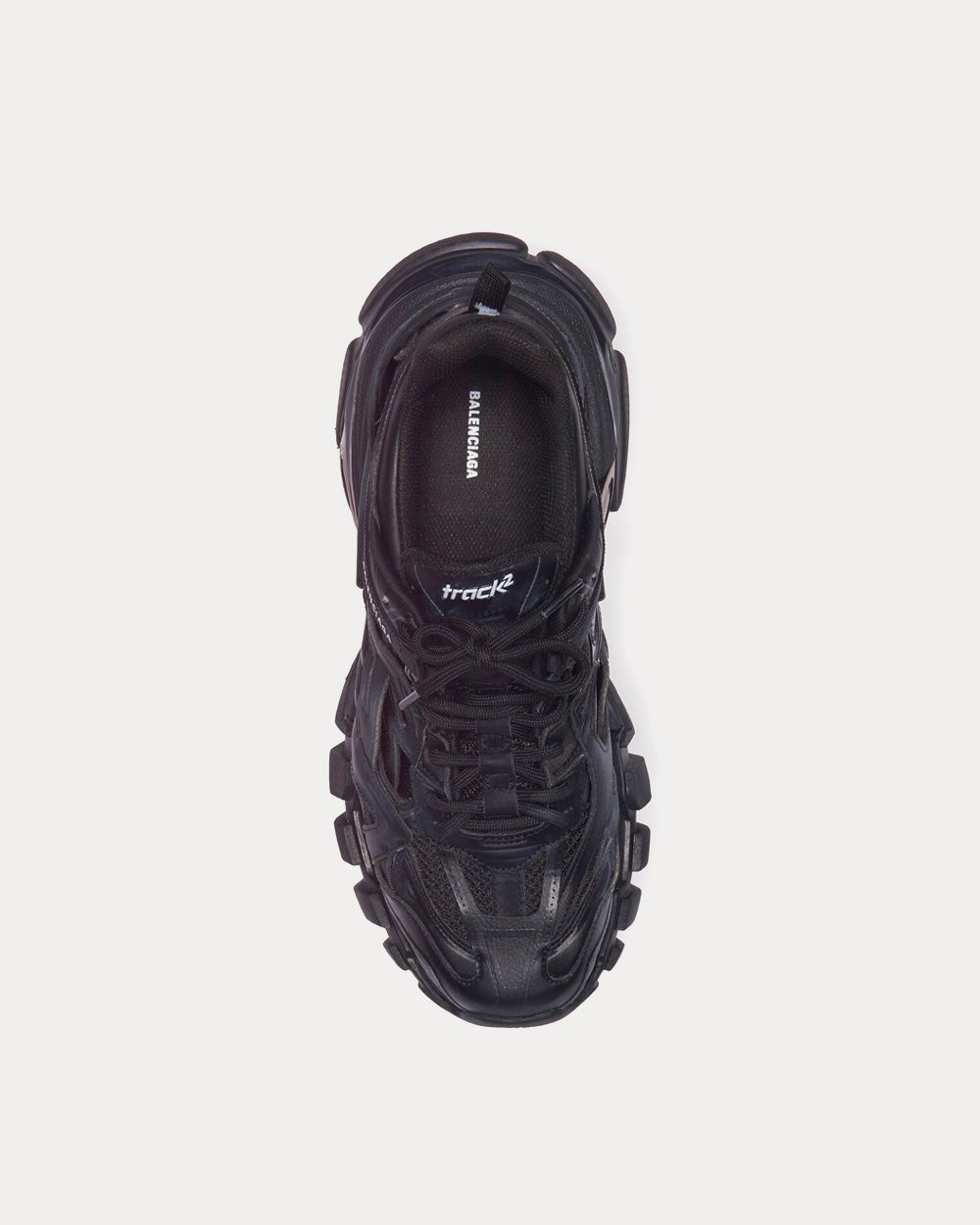 Balenciaga Track.2 Mesh & Nylon Black Low Top Sneakers - 2