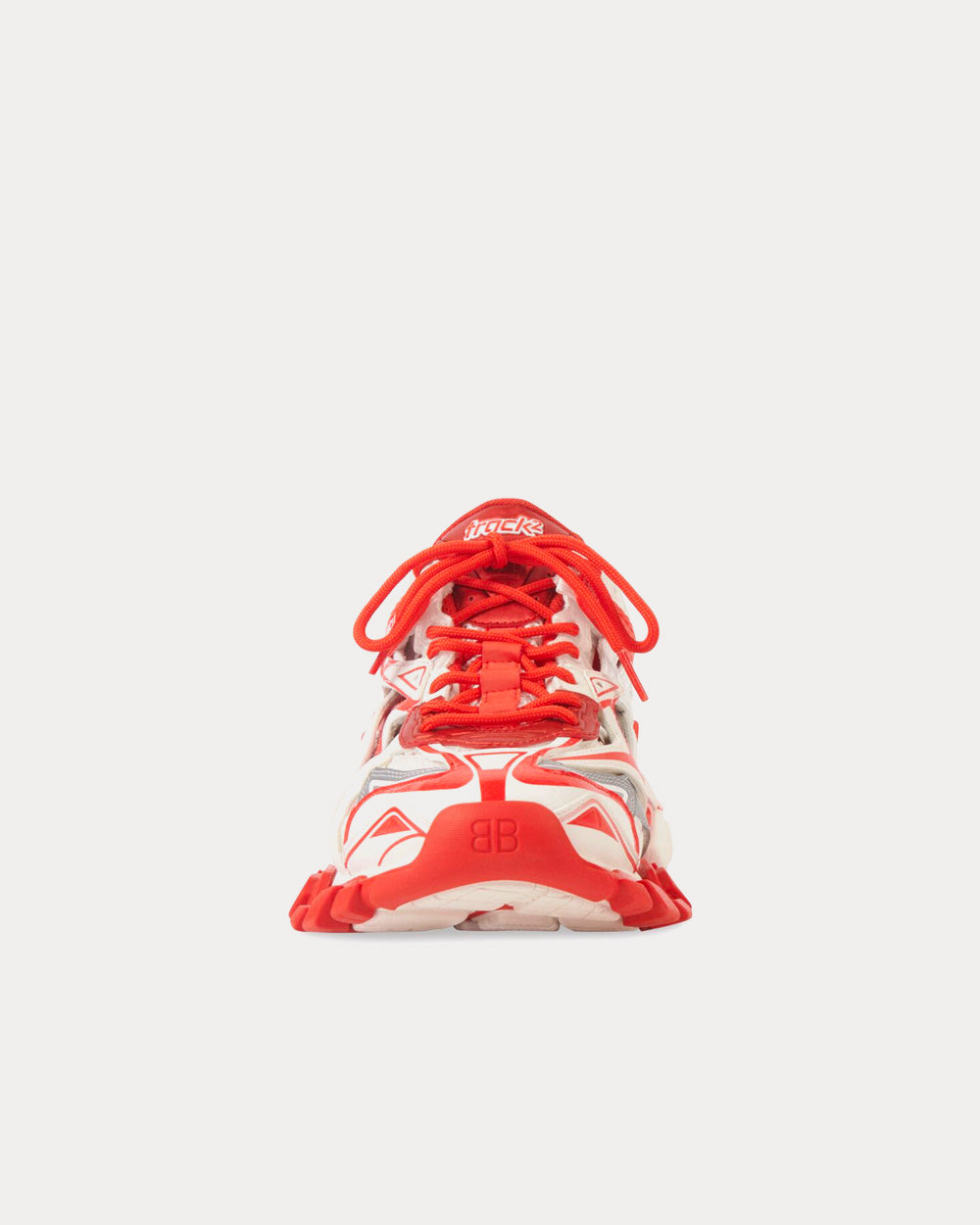 Balenciaga Track 2.0 White / Red / Grey Low Top Sneakers - 3