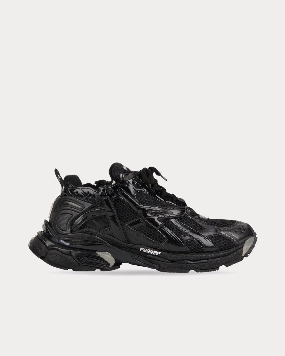 Balenciaga mens black 2025 low top sneakers