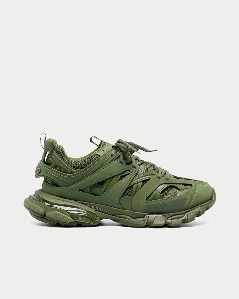 Men s Track Lace Up Green Low Top Sneakers