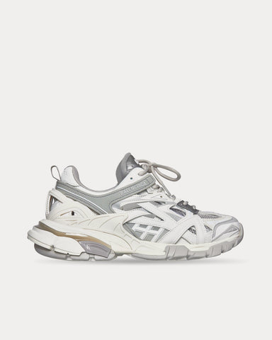 Balenciaga Track 2.0 Mesh & Nylon White / Grey Low Top Sneakers