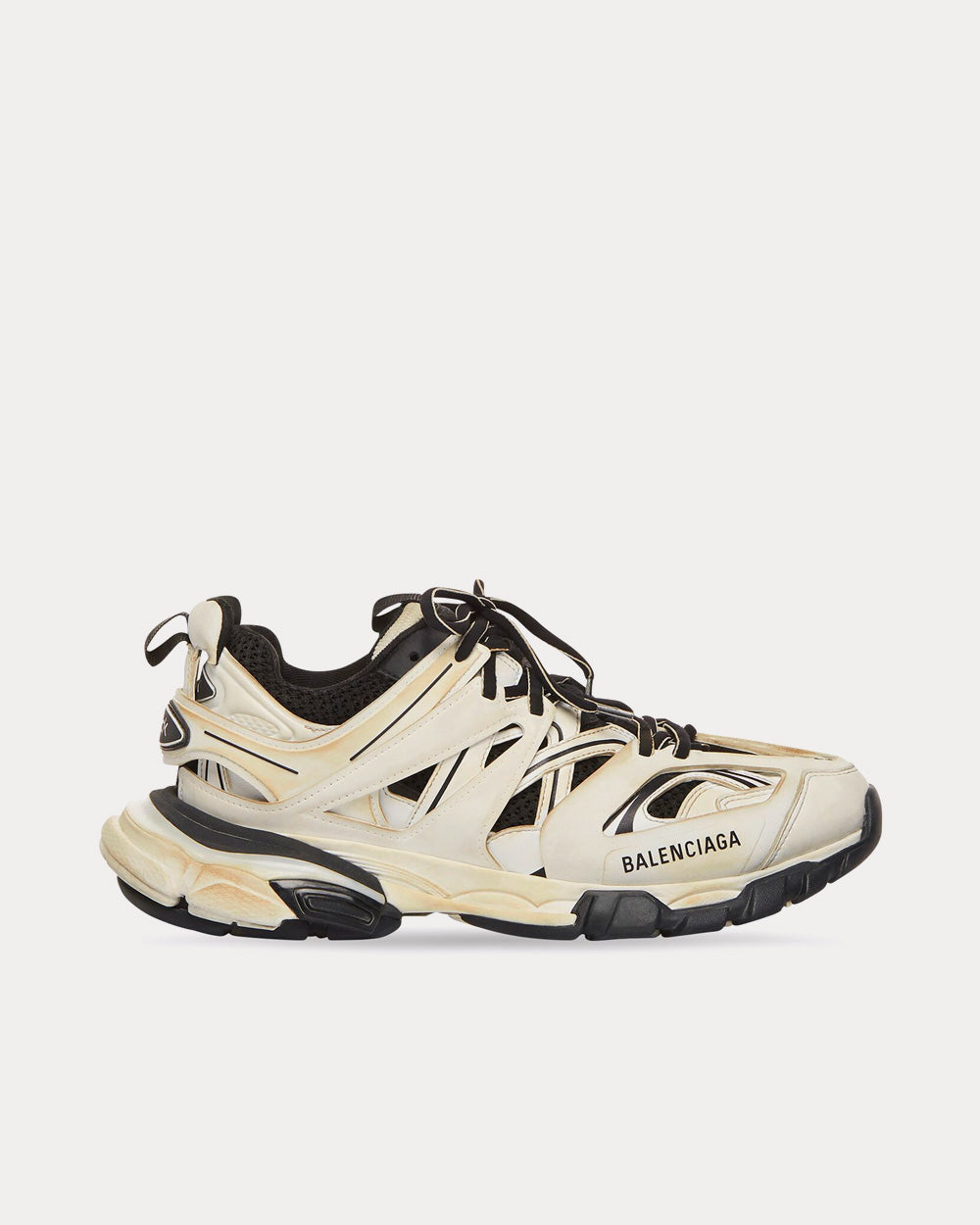 Balenciaga Track Worn Out White / Black Low Top Sneakers - 1