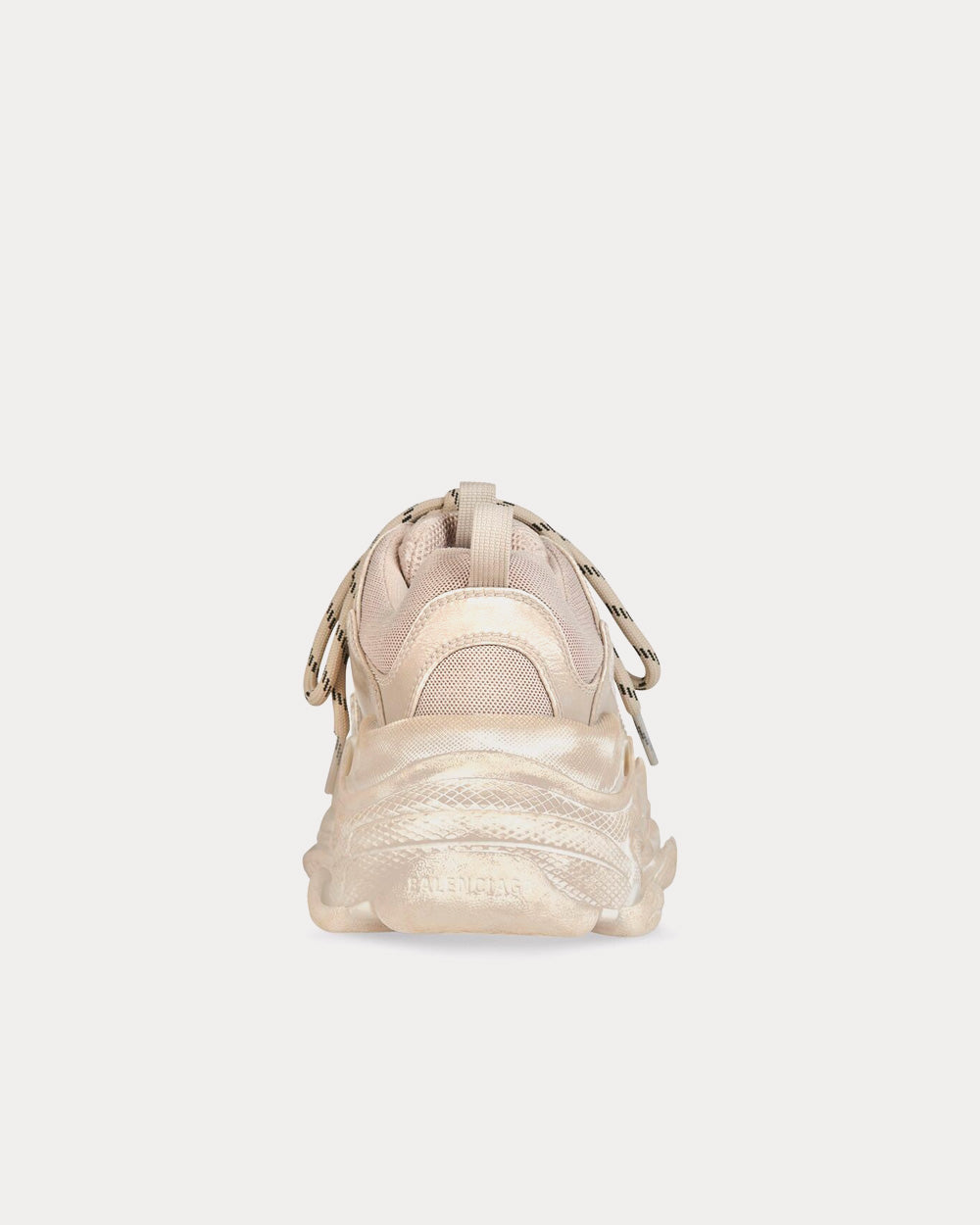 Balenciaga Triple S Faded Light Beige Low Top Sneakers - 4