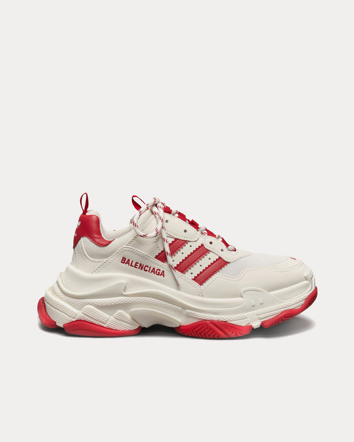 Balenciaga - Men's x Adidas Speed LT Hi-Top Sneakers - Red - Sneakers