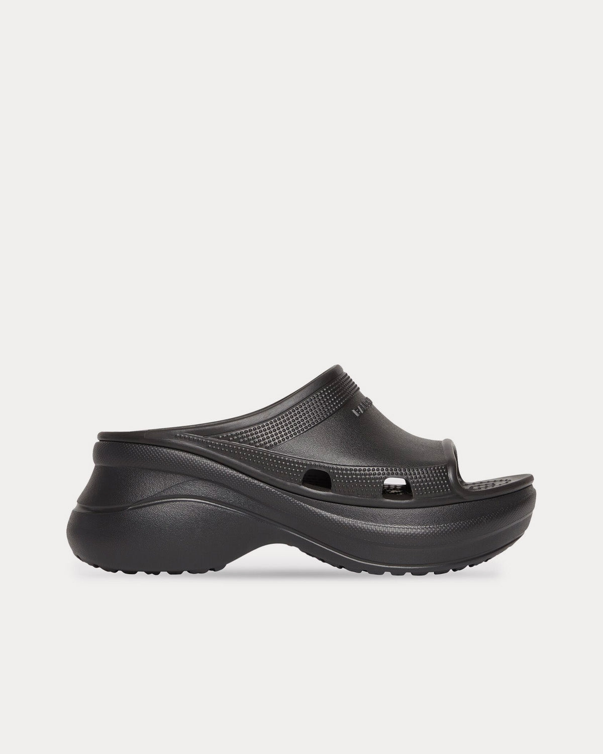 Balenciaga x Crocs Pool Rubber Black Slide Sandals Black Balenciaga US US