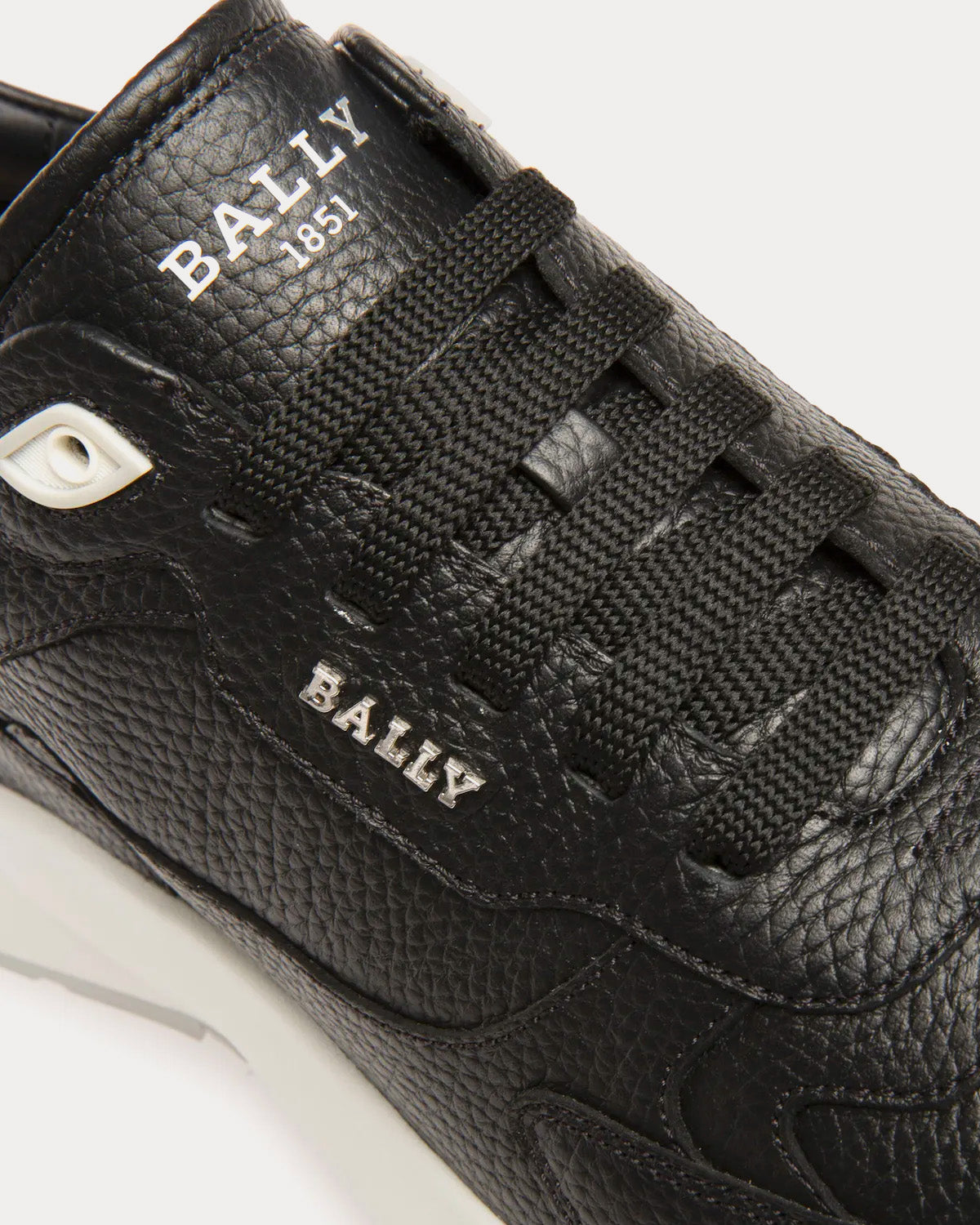 Bally Dave Leather Black Low Top Sneakers - 5