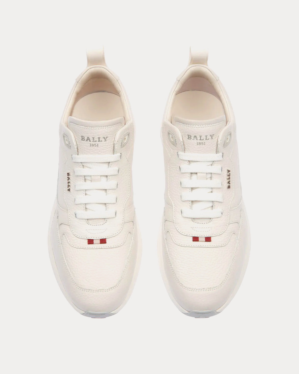 Bally Dave Leather White Low Top Sneakers - 2