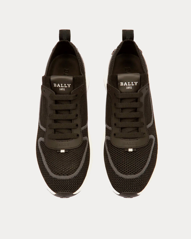 Bally Davyn Polyester Mix Black Low Top Sneakers - 2