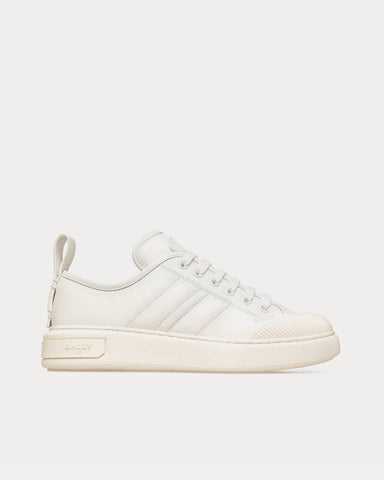 Bally Medyn Leather White Low Top Sneakers