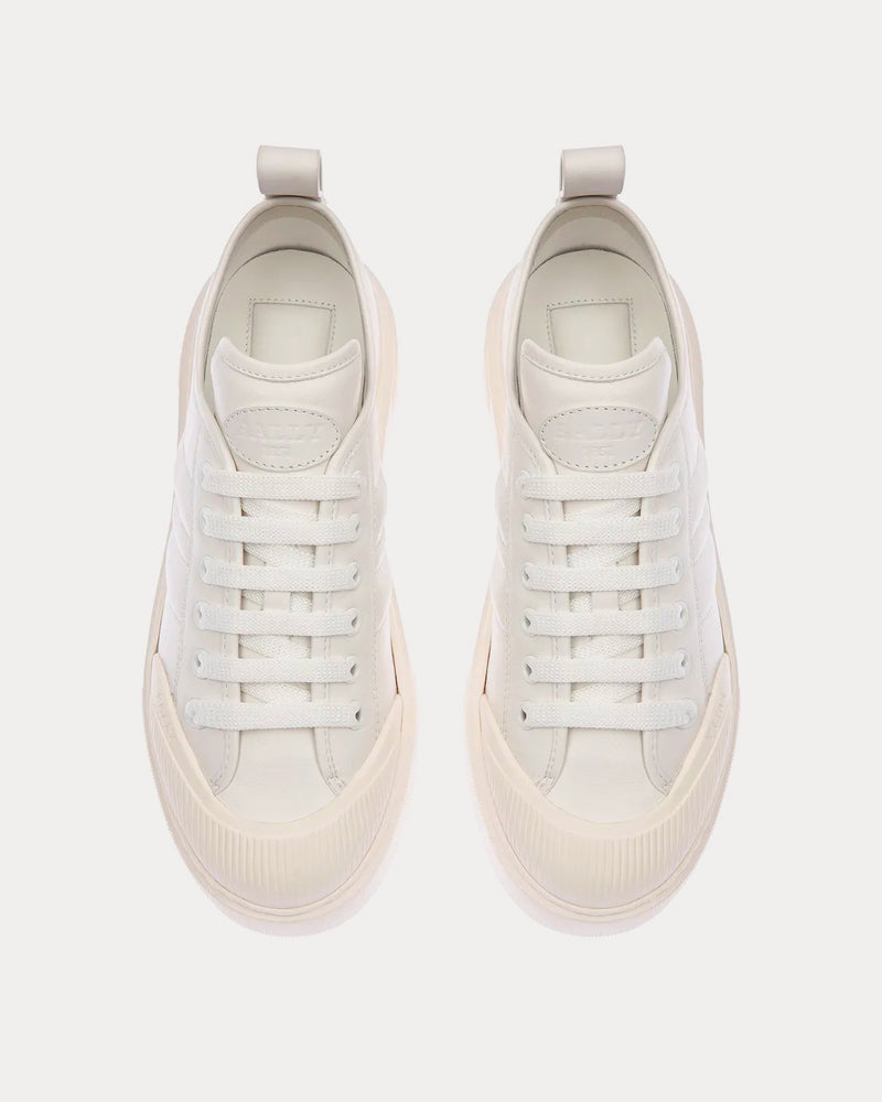 Bally Medyn Leather White Low Top Sneakers - 2