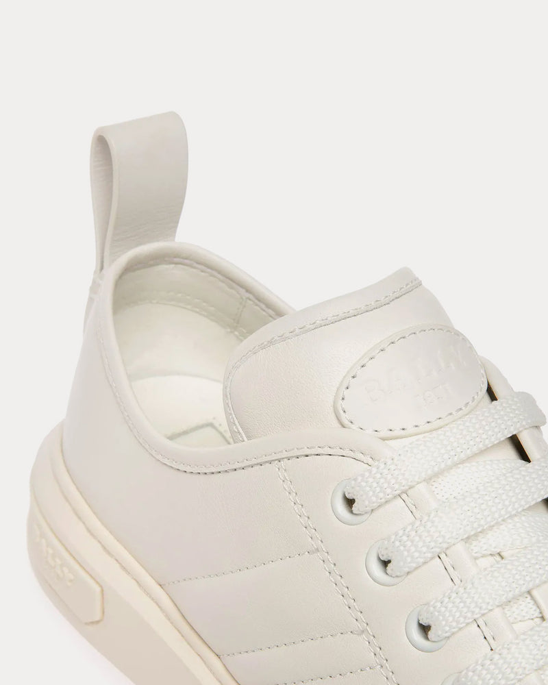 Bally Medyn Leather White Low Top Sneakers - 5