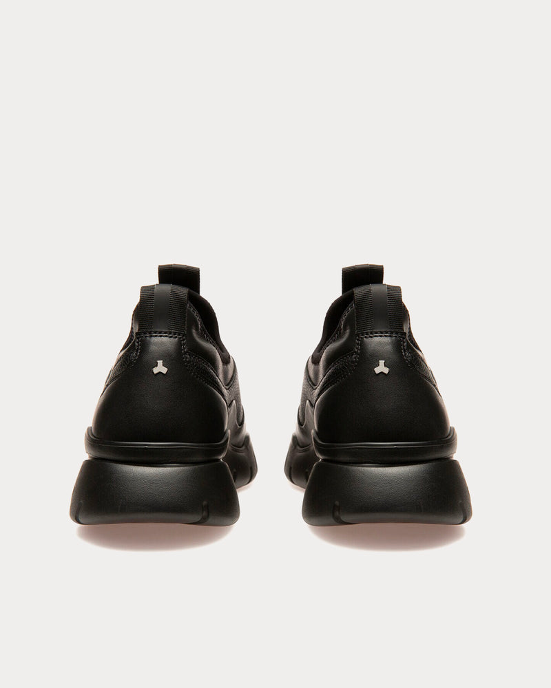 Bally Bikki Leather Black Low Top Sneakers - 4